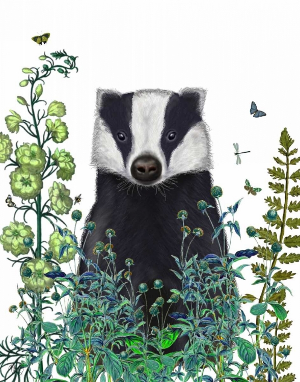 Picture of BADGER IN THE GARDEN