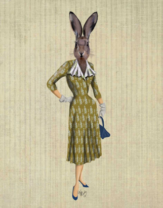 Picture of RABBIT IN MUSTARD DRESS