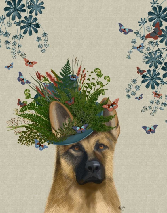 Picture of GERMAN SHEPHERD MILLINERS DOG