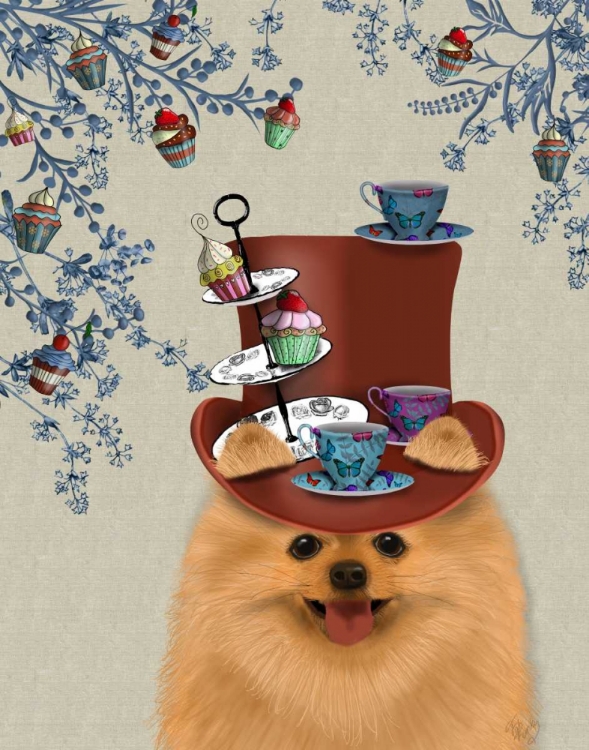 Picture of POMERANIAN MILLINERS DOG