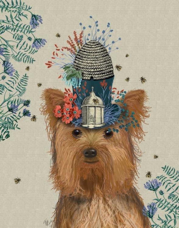 Picture of YORKSHIRE TERRIER MILLINERS DOG