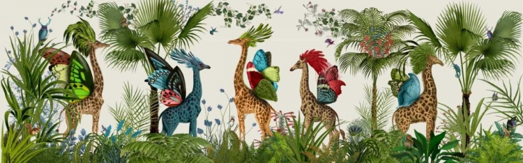 Picture of TROPICAL GIRAFFES, BRIGHT