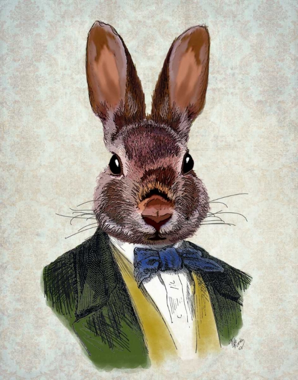 Picture of RABBIT IN GREEN JACKET