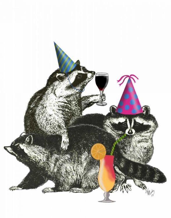 Picture of RACCOON PARTY