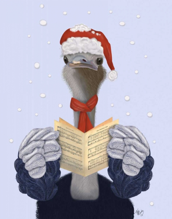 Picture of OSTRICH, CAROL SINGING