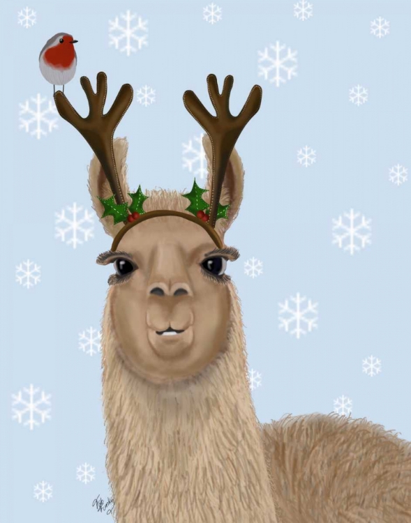 Picture of LLAMA, ANTLERS