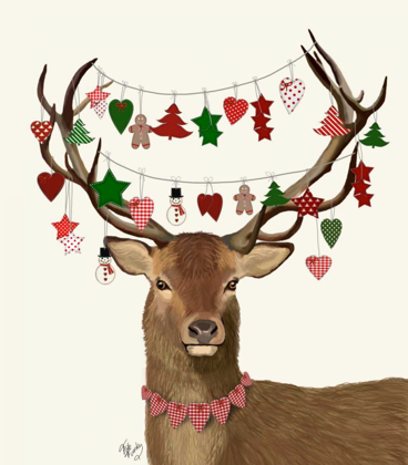 Picture of DEER, HOMESPUN DECORATIONS