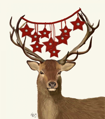 Picture of DEER, STAR DECORATIONS