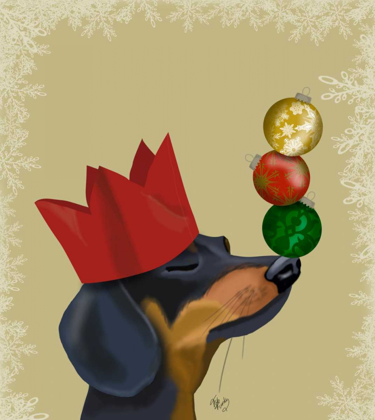 Picture of DACHSHUND, PARTY TRICK BAUBLES