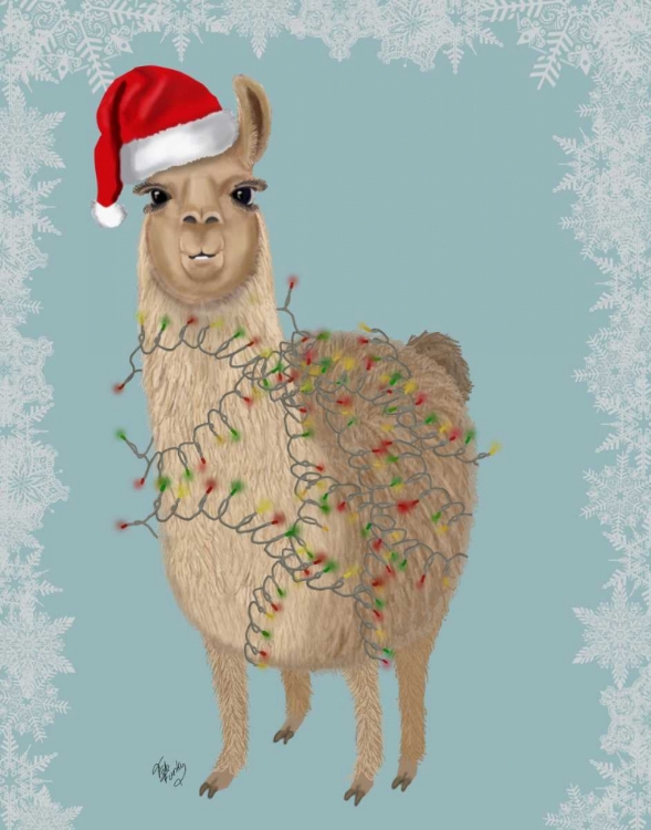 Picture of LLAMA, CHRISTMAS LIGHTS 2