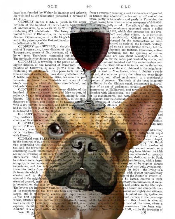 Picture of DOG AU VIN, FRENCH BULLDOG