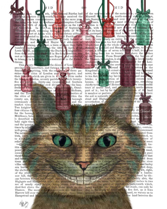 Picture of CHESHIRE CAT AND BOTTLES