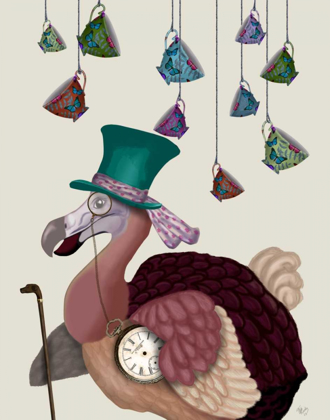 Picture of DODO WITH HANGING TEACUPS