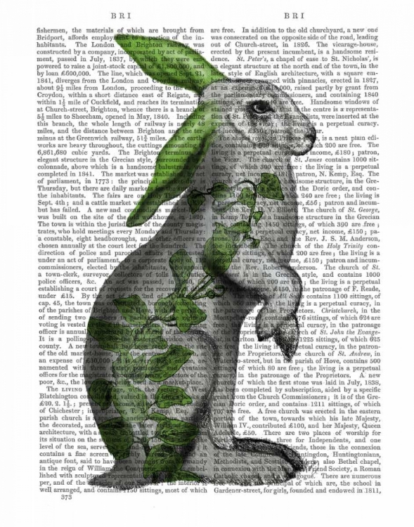 Picture of HARE WITH GREEN EARS