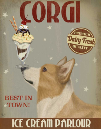 Picture of CORGI, TAN, ICE CREAM