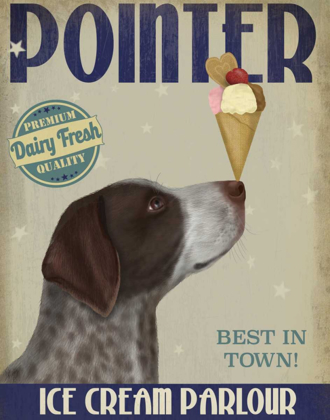 Picture of GERMAN SHORTHAIRED POINTER ICE CREAM