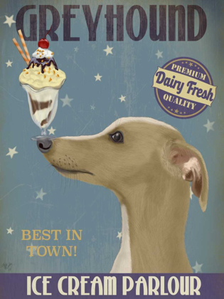 Picture of GREYHOUND, TAN, ICE CREAM