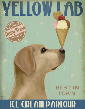 Picture of YELLOW LABRADOR ICE CREAM