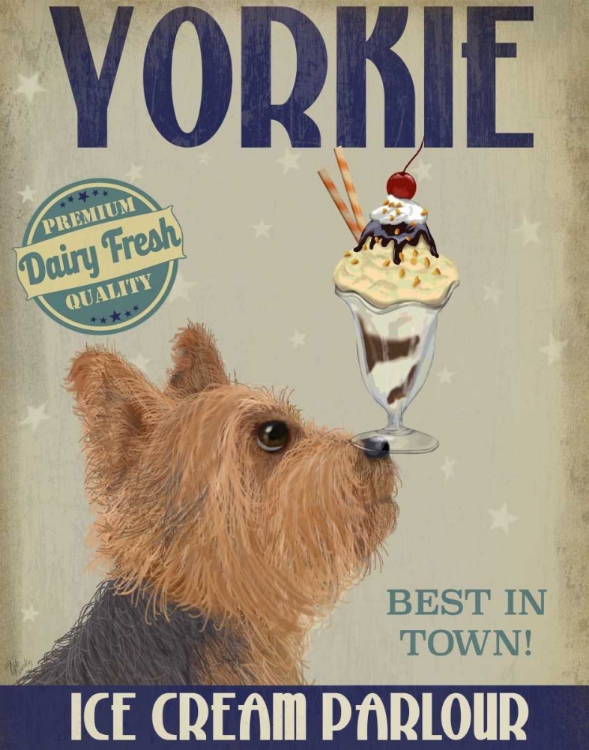 Picture of YORKSHIRE TERRIER ICE CREAM