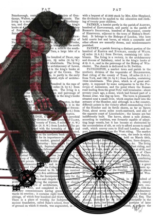 Picture of SCHNAUZER ON BICYCLE, BLACK