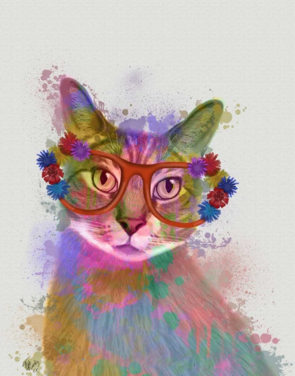 Picture of RAINBOW SPLASH CAT 1