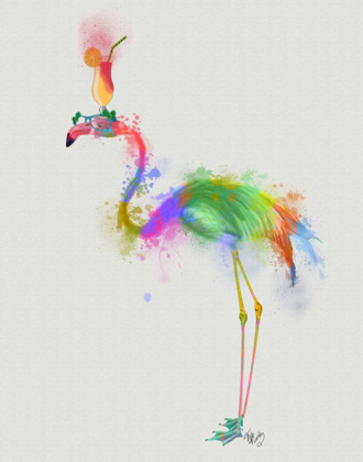 Picture of RAINBOW SPLASH FLAMINGO 1