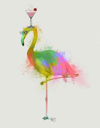 Picture of RAINBOW SPLASH FLAMINGO 2