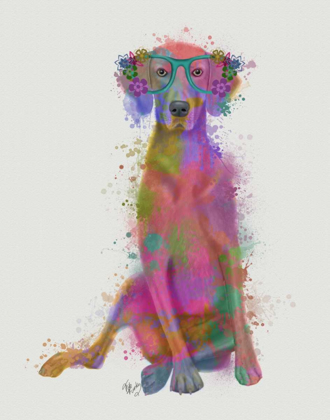 Picture of RAINBOW SPLASH WEIMARANER, FULL