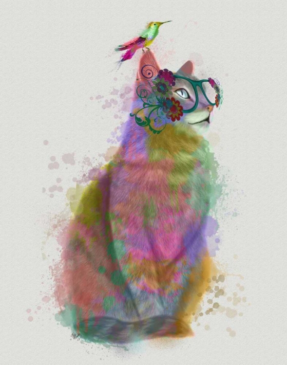 Picture of CAT RAINBOW SPLASH 11