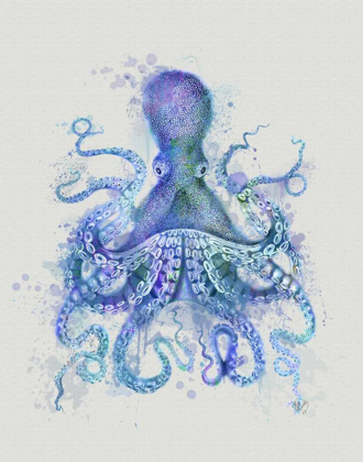 Picture of OCTOPUS RAINBOW SPLASH BLUE