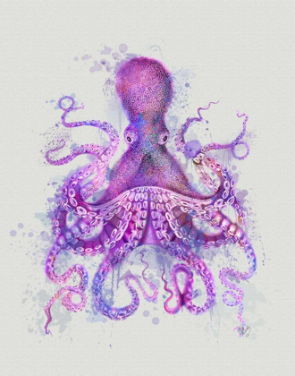 Picture of OCTOPUS RAINBOW SPLASH PINK