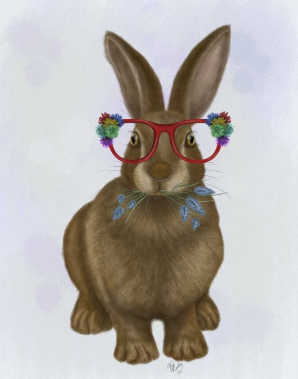 Picture of RABBIT AND FLOWER GLASSES