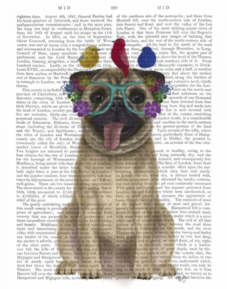 Picture of PUG AND FLOWER GLASSES