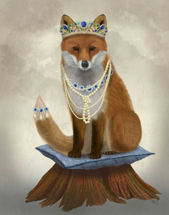 Picture of FOX WITH TIARA, FULL