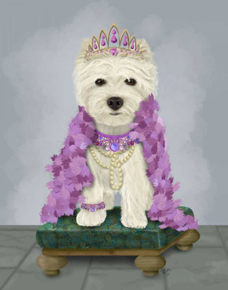 Picture of WEST HIGHLAND TERRIER WITH TIARA