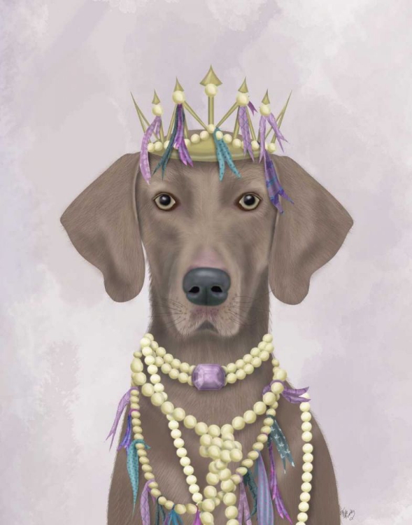 Picture of WEIMARANER WITH TIARA