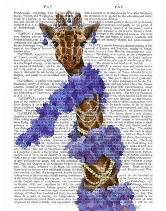 Picture of GIRAFFE WITH PURPLE BOA