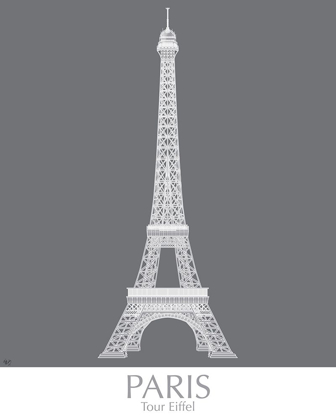 Picture of PARIS EIFFEL TOWER MONOCHROME