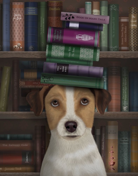 Picture of JACK RUSSELL AND BOOKS