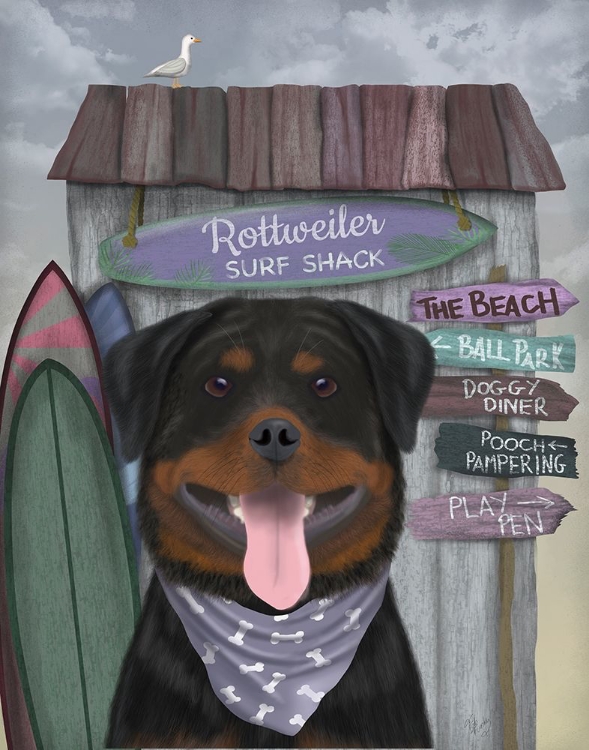 Picture of ROTTWEILLER SURF SHACK