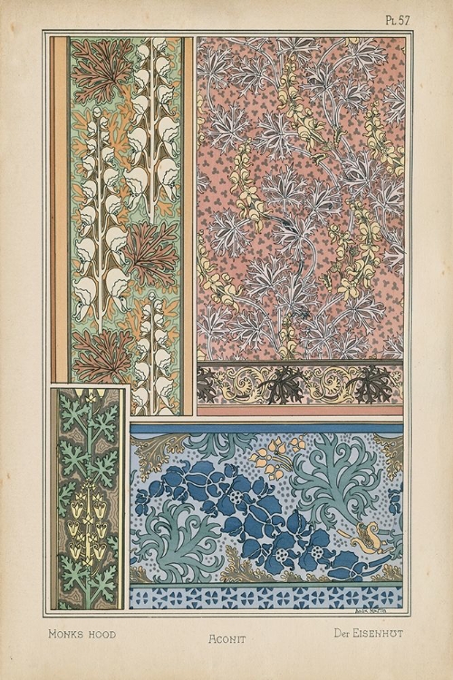 Picture of NOUVEAU FLORAL DESIGN VIII