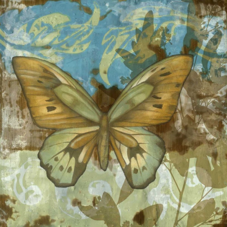 Picture of RUSTIC BUTTERFLY I