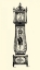 Picture of SMALL ANTIQUE GRANDFATHER CLOCK II