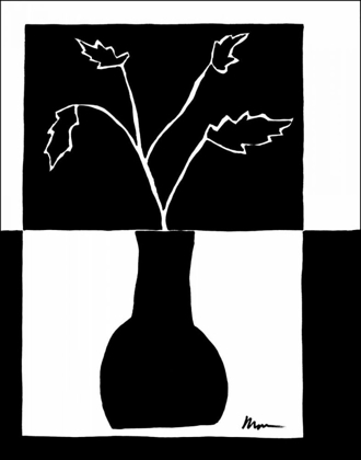 Picture of MINIMALIST LEAF IN VASE I