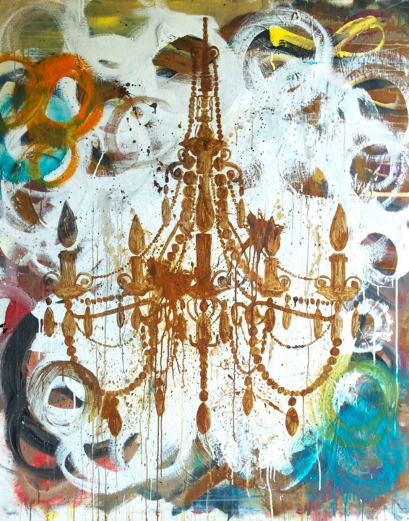 Picture of RUST CHANDELIER