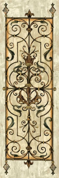 Picture of CRACKLED VERDIGRIS PANEL I