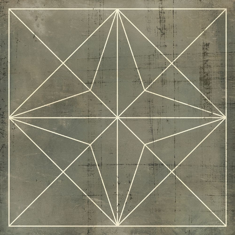 Picture of GEOMETRIC BLUEPRINT I