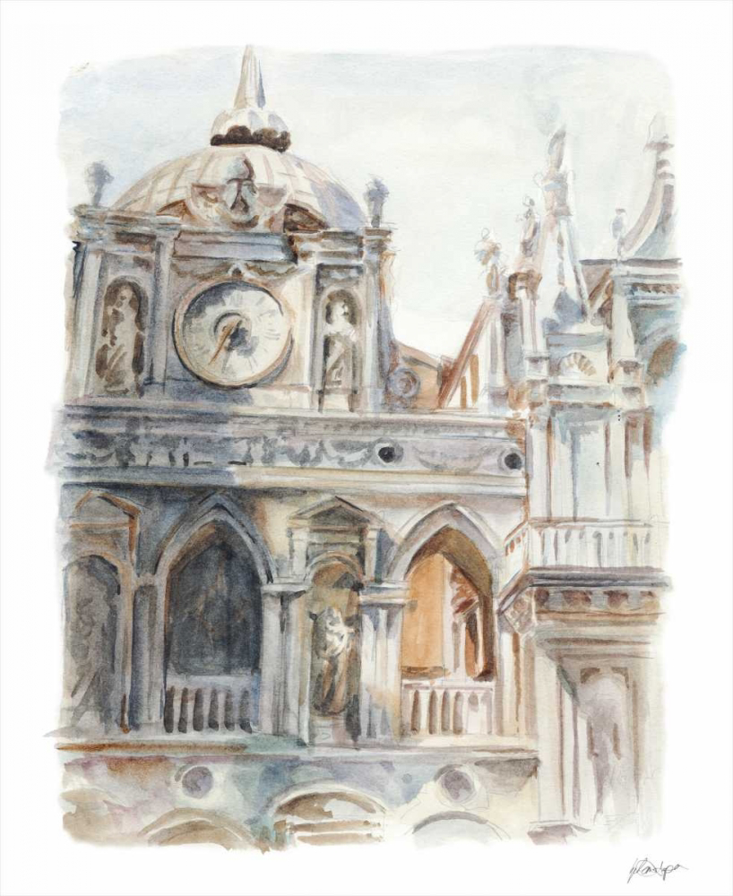 Somerset House - Images. ARCHITECTURAL WATERCOLOR STUDY II