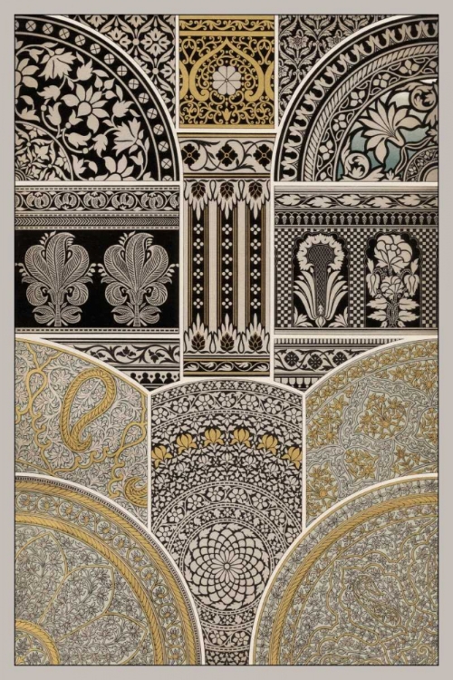 Picture of ORNAMENT IN GOLD AND SILVER I