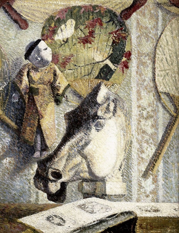 Picture of STILL LIFE WITH A HORSES HEAD